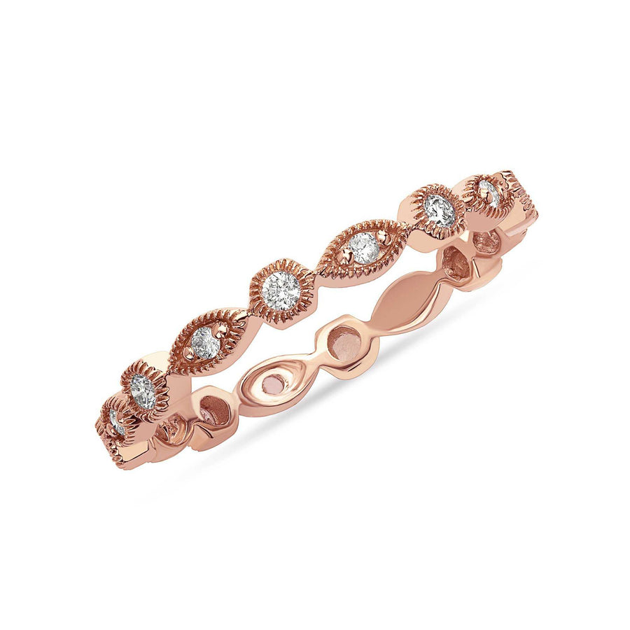 Evil Eye Bezel Stack Ring - Euro Time & Jewels