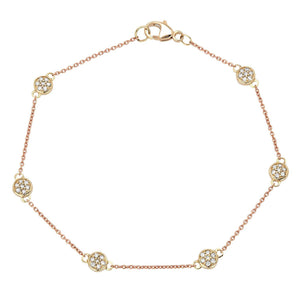 6 Disc Chain Bracelet - Euro Time & Jewels
