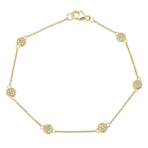 6 Disc Chain Bracelet - Euro Time & Jewels