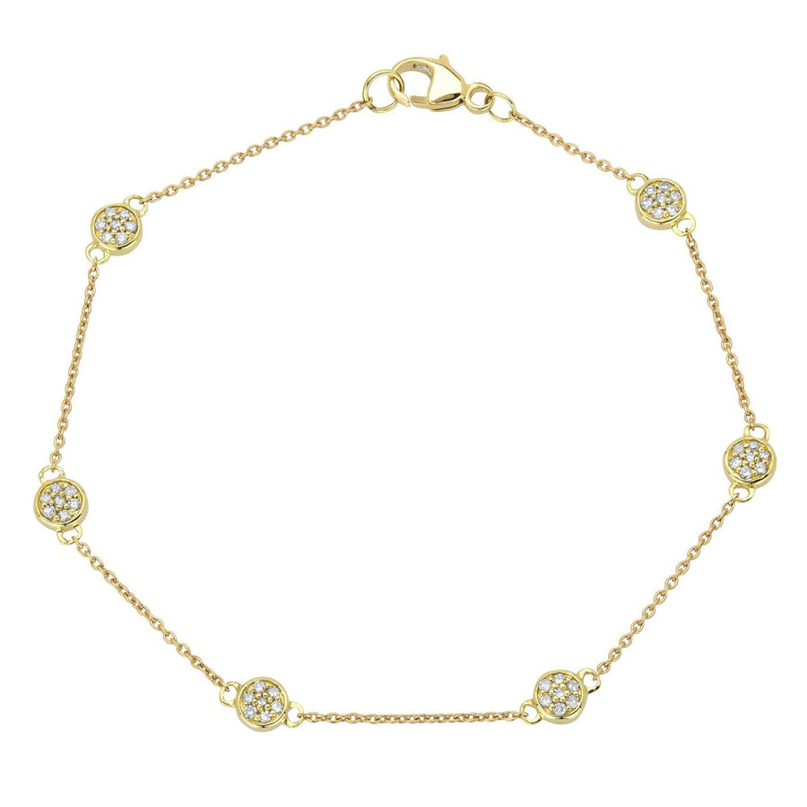 6 Disc Chain Bracelet - Euro Time & Jewels