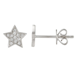 Mini Star Stud Diamond Earrings - Euro Time & Jewels