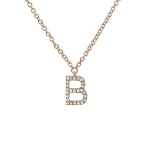 Small Initial Necklace - Euro Time & Jewels