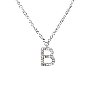 Small Initial Necklace - Euro Time & Jewels
