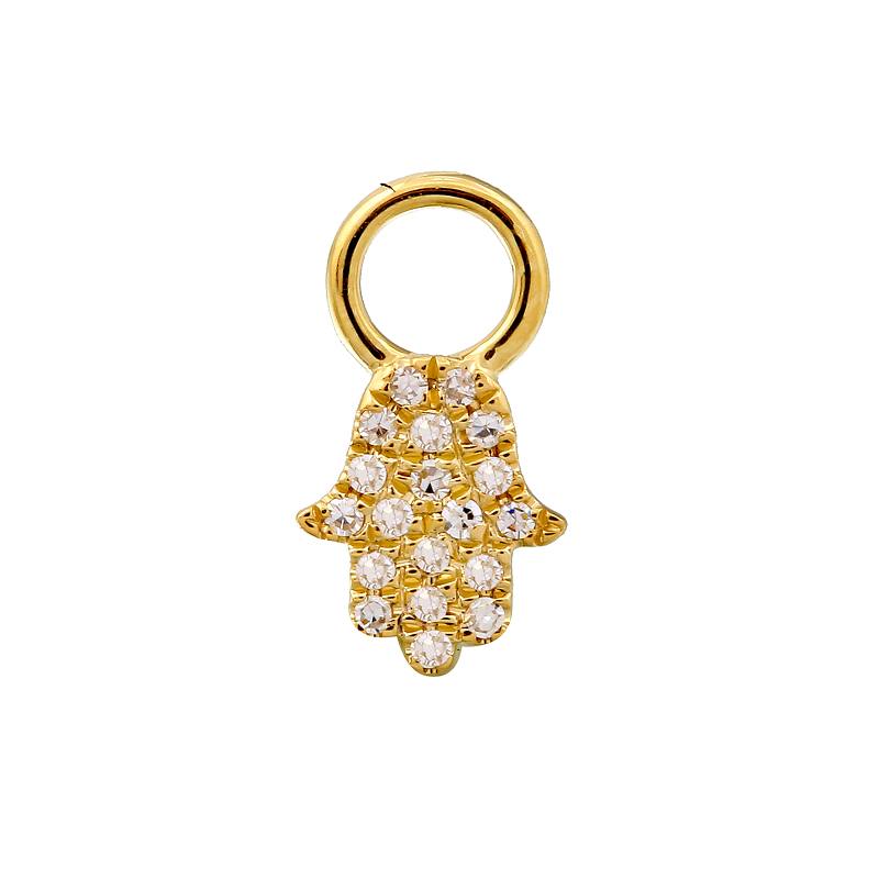 Hamsa Earring Charm / Sold as Pair - Euro Time & Jewels