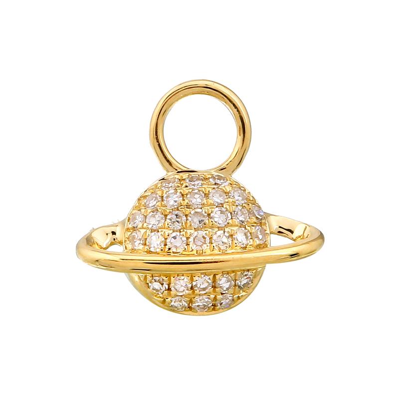 Saturn Earring Charm / Sold as Pair - Euro Time & Jewels