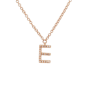 Small Initial Necklace - Euro Time & Jewels