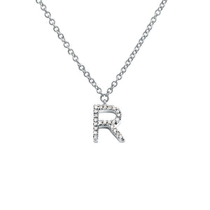 Small Initial Necklace - Euro Time & Jewels