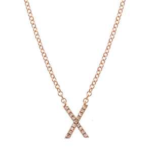 Small Initial Necklace - Euro Time & Jewels