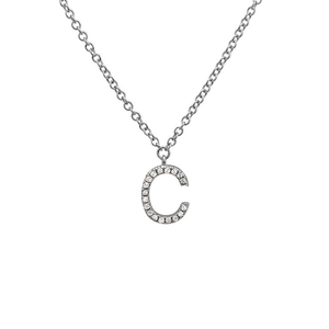 Small Initial Necklace - Euro Time & Jewels