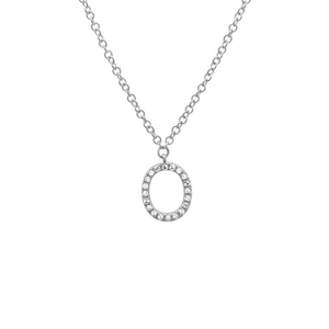 Small Initial Necklace - Euro Time & Jewels