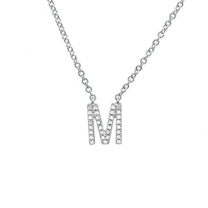 Small Initial Necklace - Euro Time & Jewels