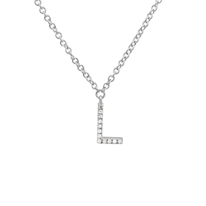 Small Initial Necklace - Euro Time & Jewels