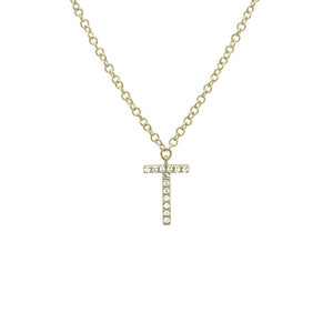 Small Initial Necklace - Euro Time & Jewels