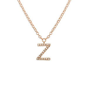 Small Initial Necklace - Euro Time & Jewels