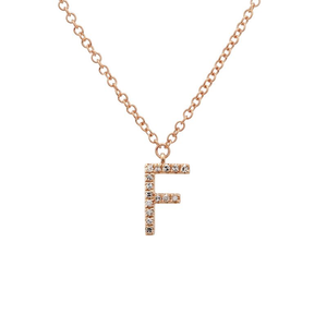Small Initial Necklace - Euro Time & Jewels