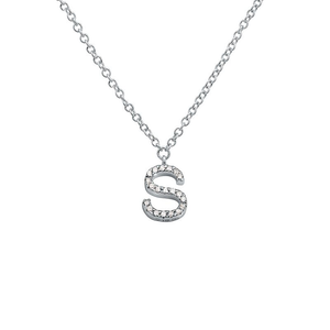 Small Initial Necklace - Euro Time & Jewels