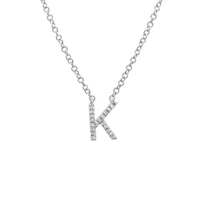 Small Initial Necklace - Euro Time & Jewels