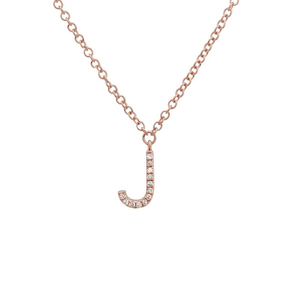 Small Initial Necklace - Euro Time & Jewels